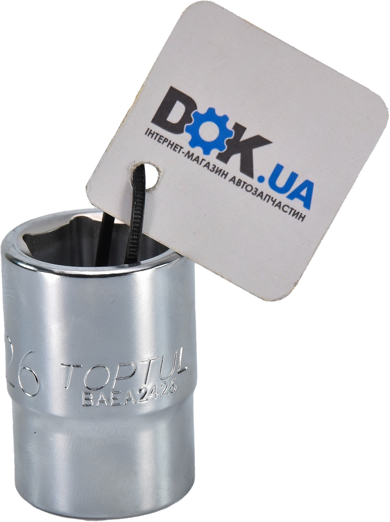 

Торцевая головка Toptul BAEA2426 26 мм 3/4"