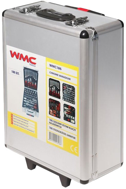 

Набор инструментов WMC Tools WMC186 1/2", 1/4" 180 шт.