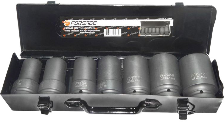 

Набор торцевых головок Forsage F-8072MPB 7 шт.