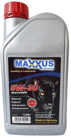 

Моторное масло Maxxus Multi-SYNTH 5W-30 синтетическое 5w30multisynth001