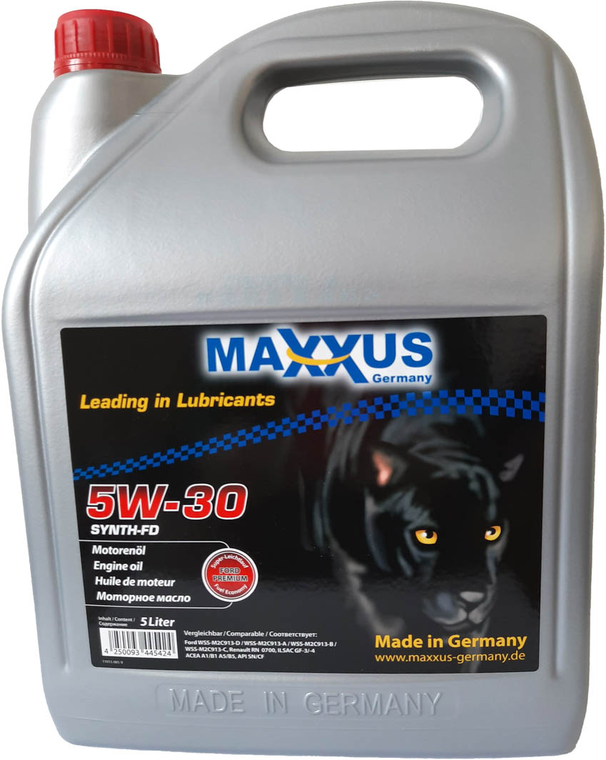 

Моторное масло Maxxus Synth-FD 5W-30 синтетическое 5w30synthfd005