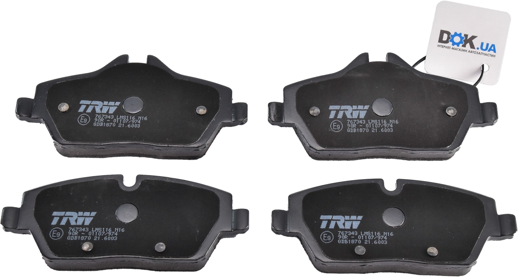 

TRW GDB1870 Тормозные колодки
