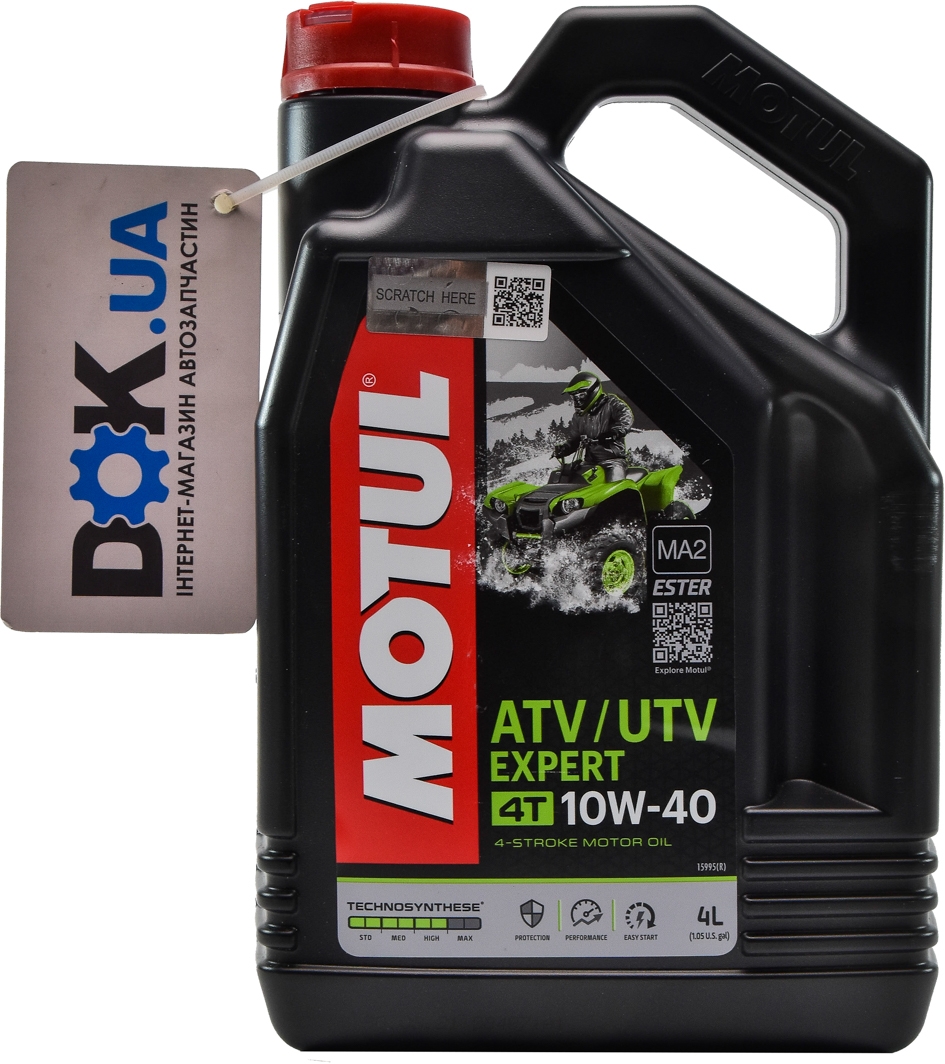 

Моторное масло 4T Motul ATV-UTV Expert 10W-40 полусинтетическое 851641