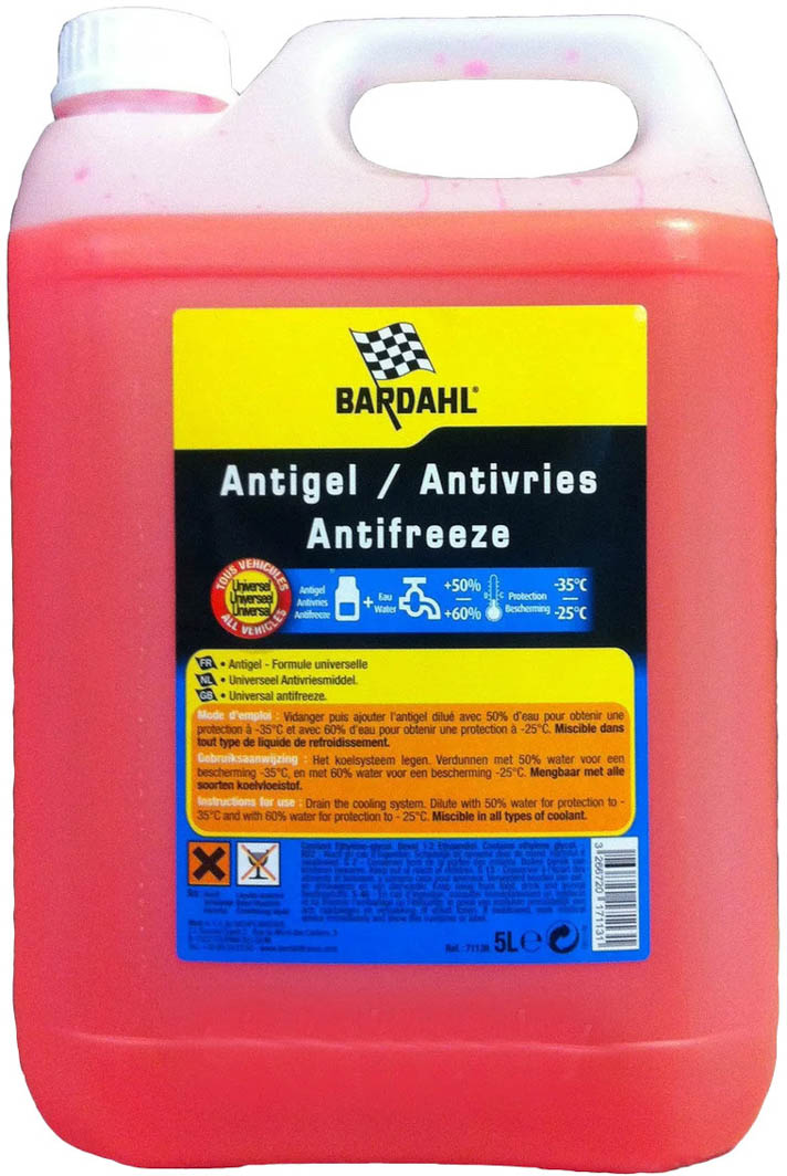 

Концентрат антифриза Bardahl Antigel Rouge G12+ красный 7113R