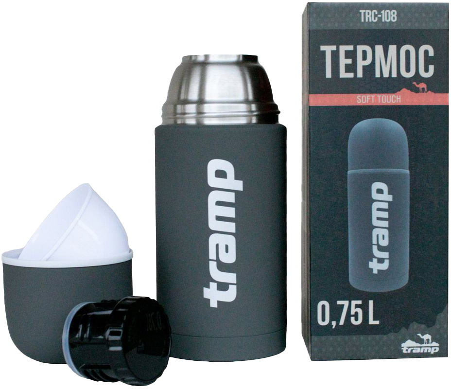 

Термос Tramp Soft Touch 750 мл TRC-108-GREY
