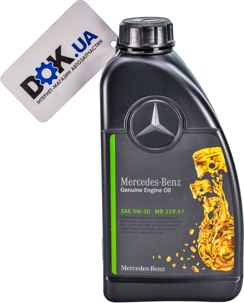 

Моторное масло Mercedes-Benz PKW-Synthetic MB 229.51 5W-30 синтетическое A000989940211ALEE