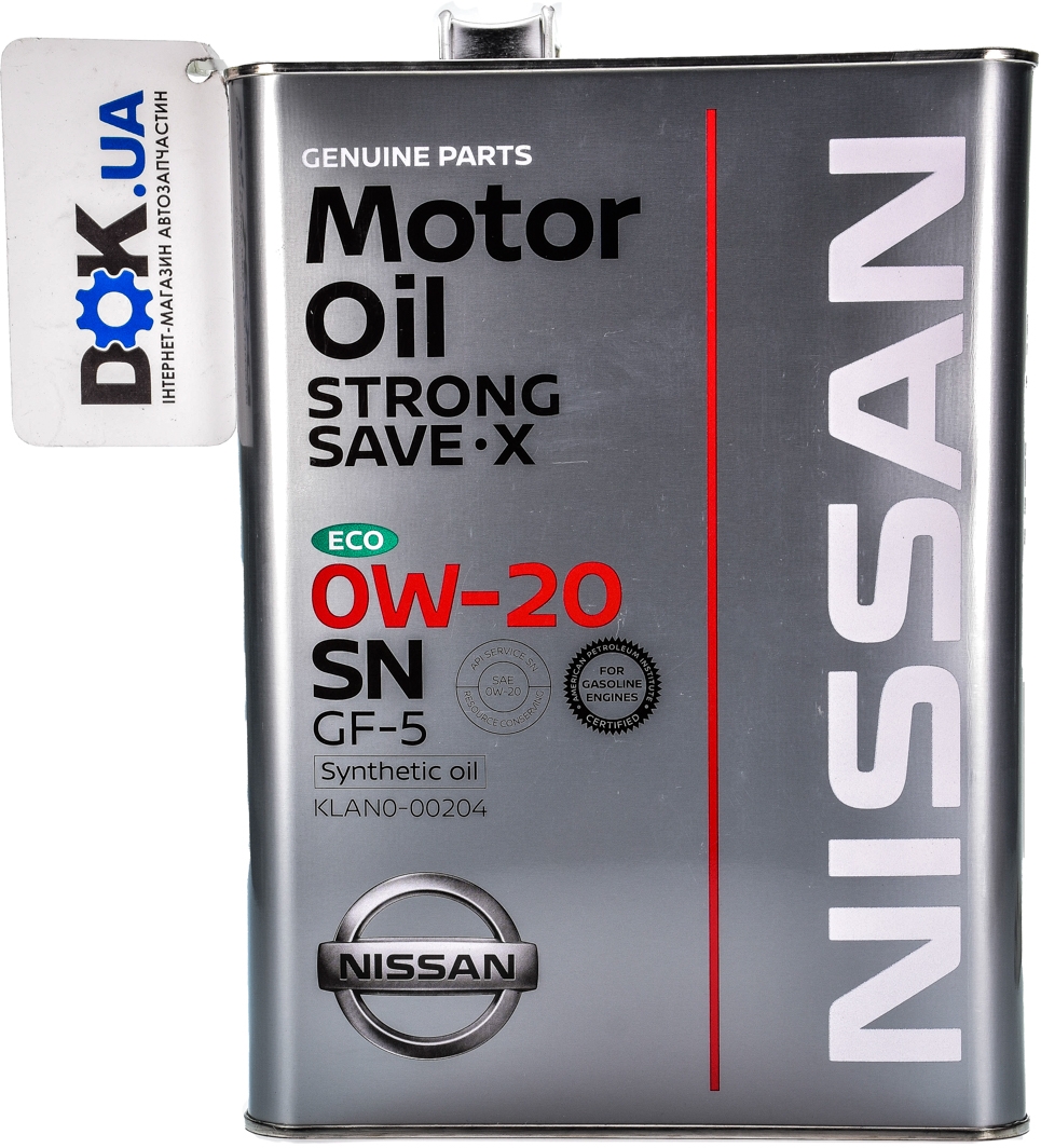 

Моторное масло Nissan Strong Save X 0W-20 синтетическое klan000204