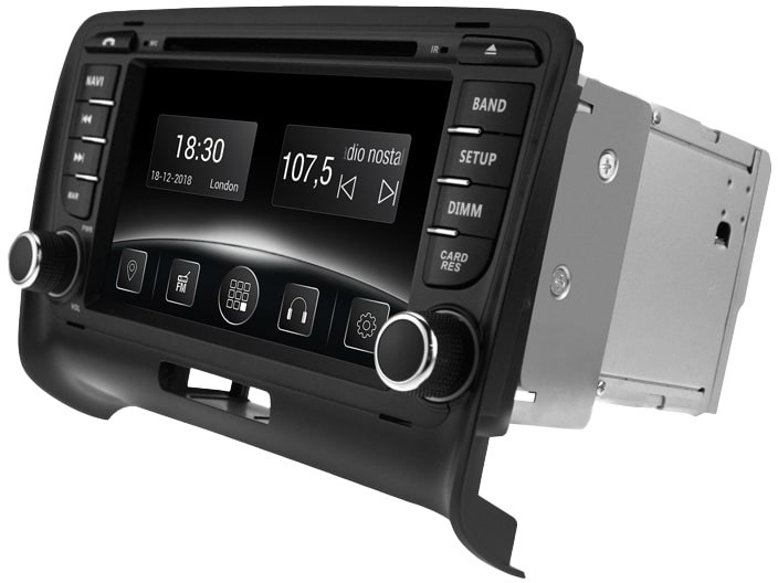 

Штатная магнитола Gazer CM5007-8J на Audi CM50078J