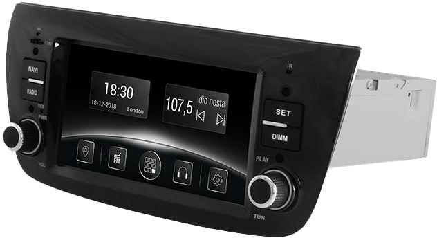 

Штатная магнитола Gazer CM5006-152 на Fiat CM5006152
