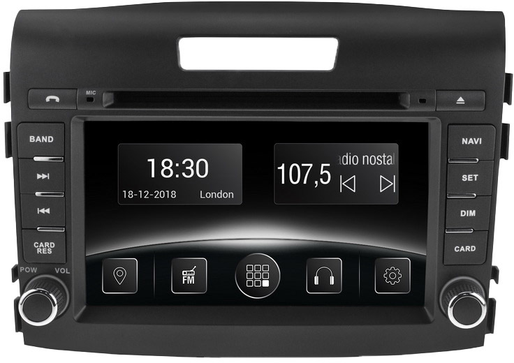

Штатная магнитола Gazer CM5007-RM4 на Honda CM5007RM4