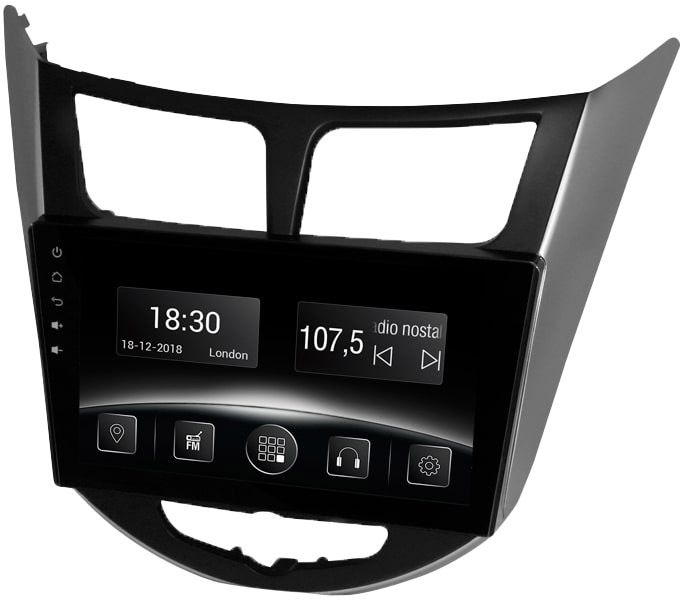 

Штатная магнитола Gazer CM5509-RB на Hyundai CM5509RB