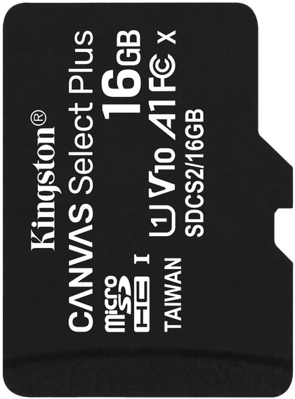 

Карта памяти Kingston Canvas Select Plus microSDHC 16 ГБ SDCS2/16GBSP