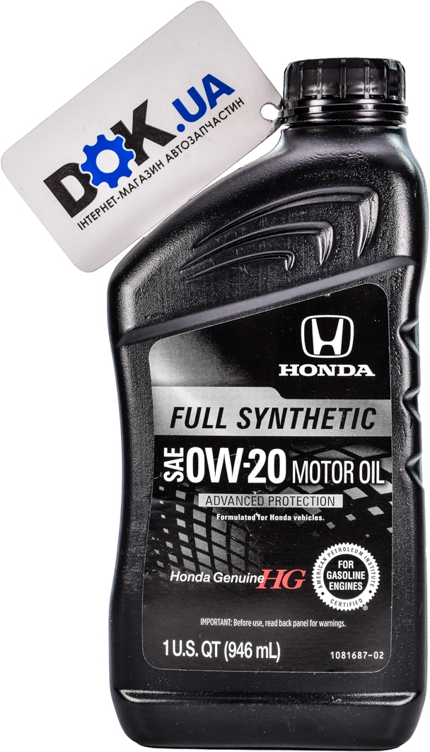 

Моторное масло Honda / Acura Genuine Synthetic Blend 0W-20 синтетическое 087989163