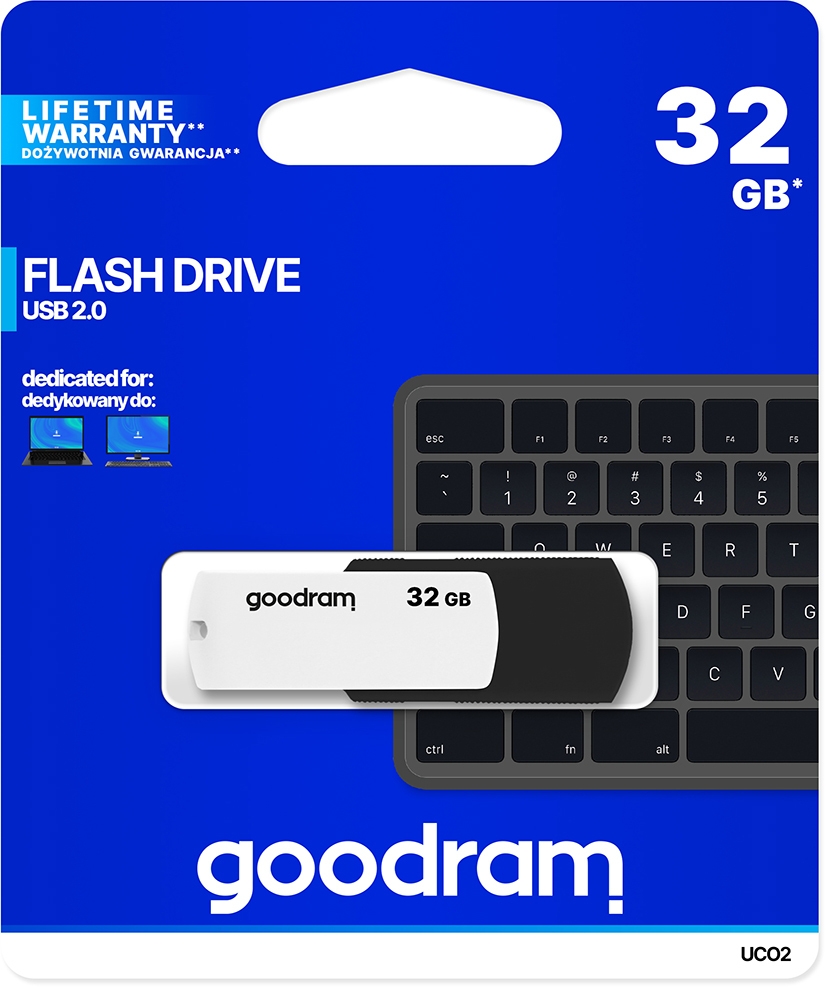 

Флешка Goodram UCO2 32 ГБ UCO2-0320KWR11