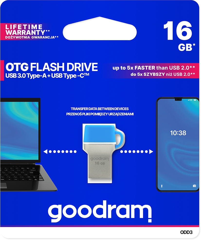 

Флешка Goodram ODD3 16 ГБ ODD3-0160B0R11