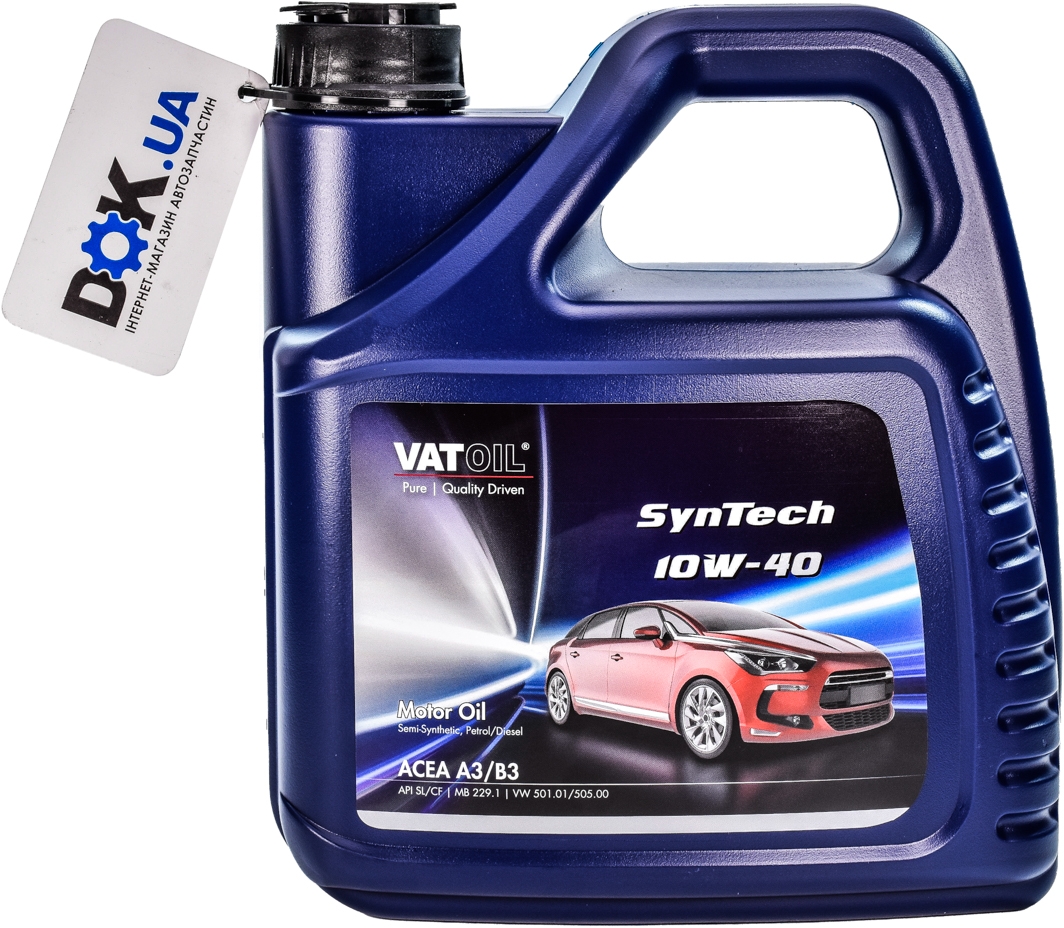 

Моторное масло Vatoil SynTech 10W-40 полусинтетическое 50029
