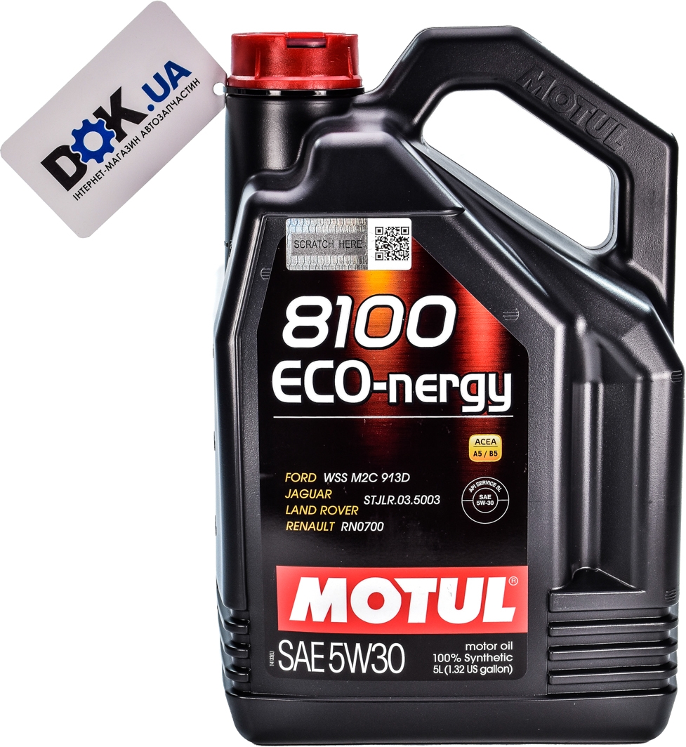 

Моторное масло Motul 8100 Eco-Nergy 5W-30 синтетическое 812306