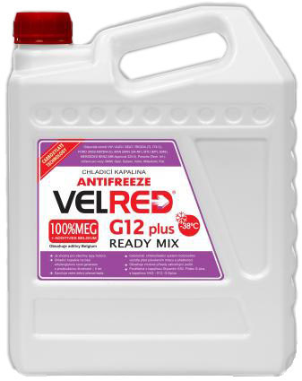 

Готовый антифриз Velnord Velred READY MIX G12+ красный -38 °C 40761004