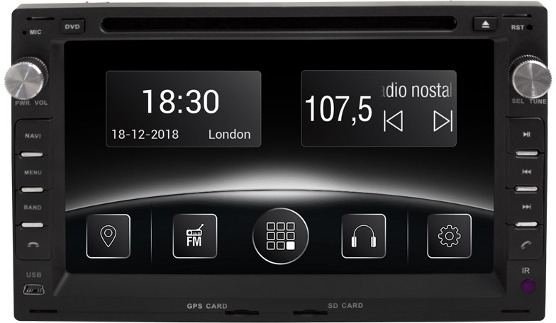 

Штатная магнитола Gazer CM5007-3B Volkswagen CM50073B