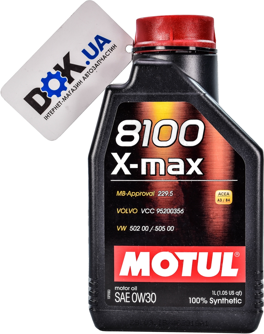 

Моторное масло Motul 8100 X-Max 0W-30 синтетическое 347207