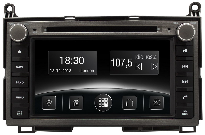 

Штатная магнитола Gazer CM6007-GV10 Toyota