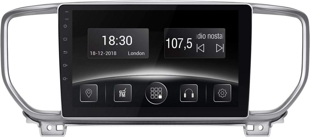 

Штатная магнитола Gazer CM5509-KX5 KIA