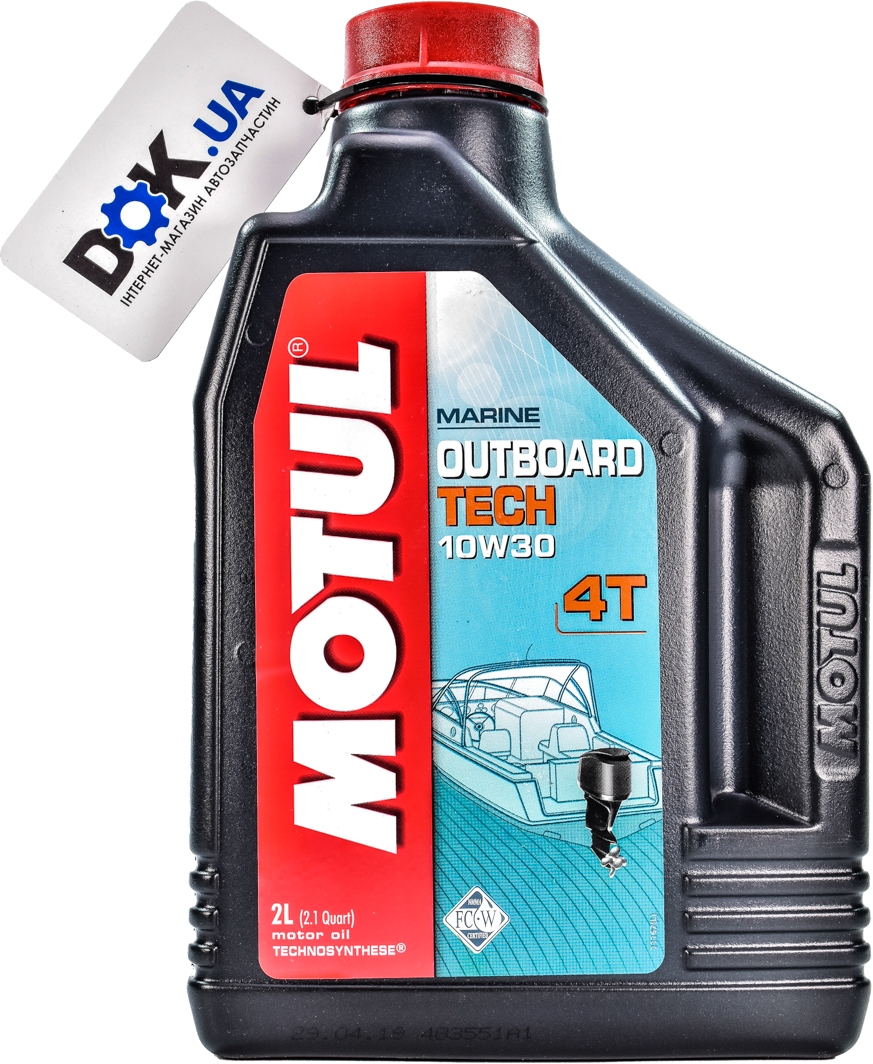 

Моторное масло 4T Motul Outboard Tech 10W-30 полусинтетическое 852121