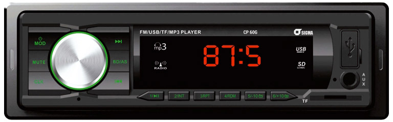 

Магнитола Sigma Car Accessories CP-60 G 10811