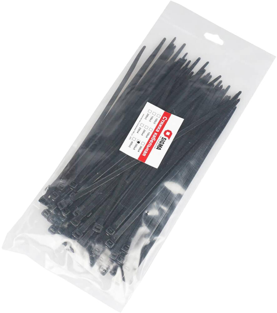

Стяжка Sigma Car Accessories 08630 0,2 м 5 мм 100 шт