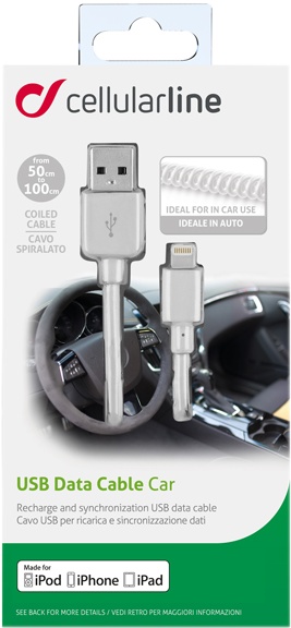 

Кабель CellularLine USBDATACOIMFIIPH5 USB - Apple Lightning 1 м