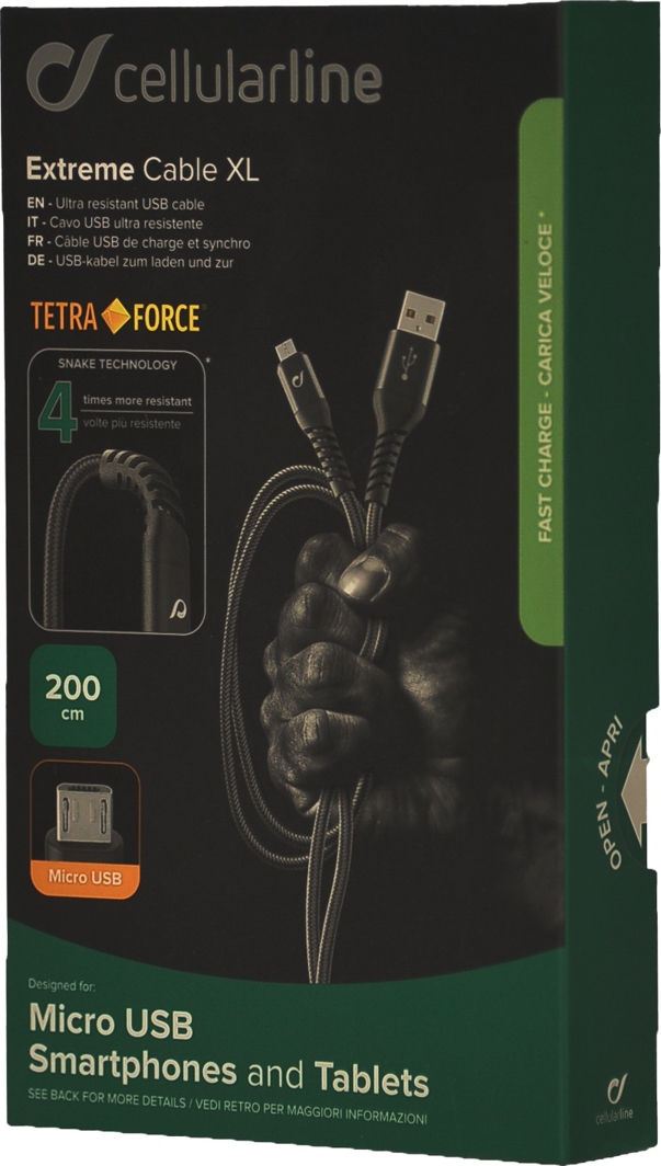 

Кабель CellularLine TETRACABMUSB2MK USB - Micro USB 2 м
