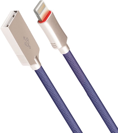 

Кабель Cord Hi-Q CDHL12Bl USB - Apple Lightning 1 м