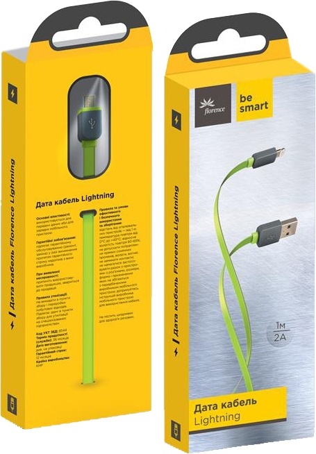 

Кабель Florence FDCL12L USB - Apple Lighting 1 м