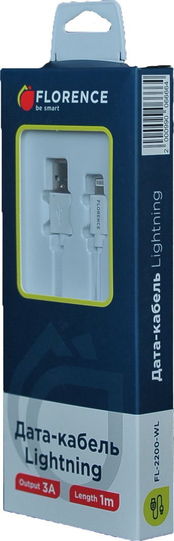 

Кабель Florence FL2200WL USB - Apple Lightning 1 м