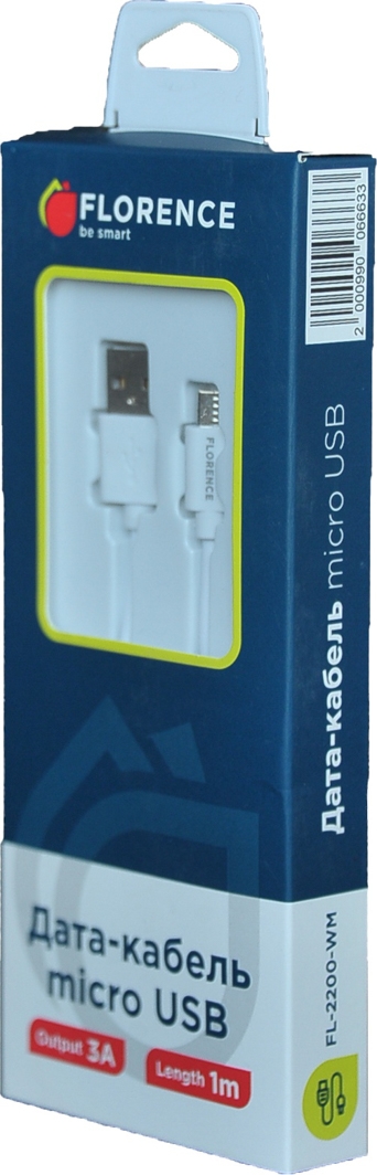 

Кабель Florence FL2200WM USB - Micro USB