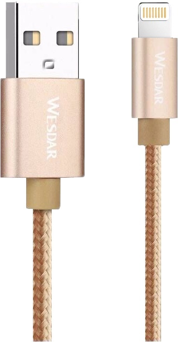 

Кабель Wesdar RL053496 USB - Apple Lightning 1,2 м