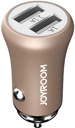 

USB переходник на прикуриватель Joyroom 2 USB 6956116763473