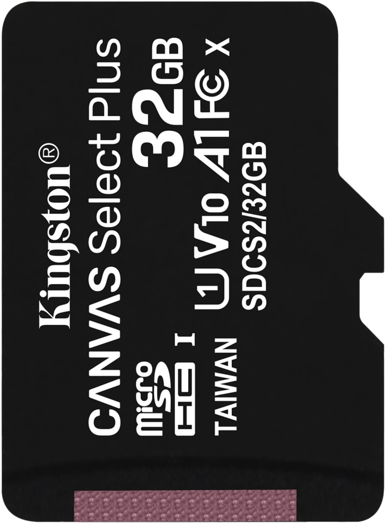 

Карта памяти Kingston Canvas Select Plus microSDHC 32 ГБ SDCS232GBSP