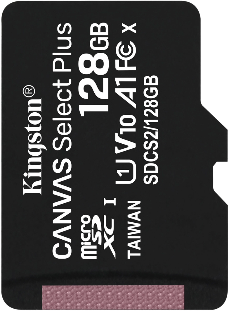 

Карта памяти Kingston Canvas Select Plus microSDXC 128 ГБ SDCS2128GBSP