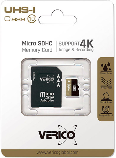 

Карта памяти Verico microSDHC 8 ГБ 1MCOV-MAH983-NN