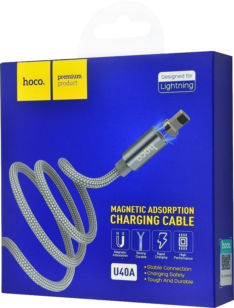 

Кабель Hoco U40A U40AMICROMETALGRAY USB - Micro USB 1 м