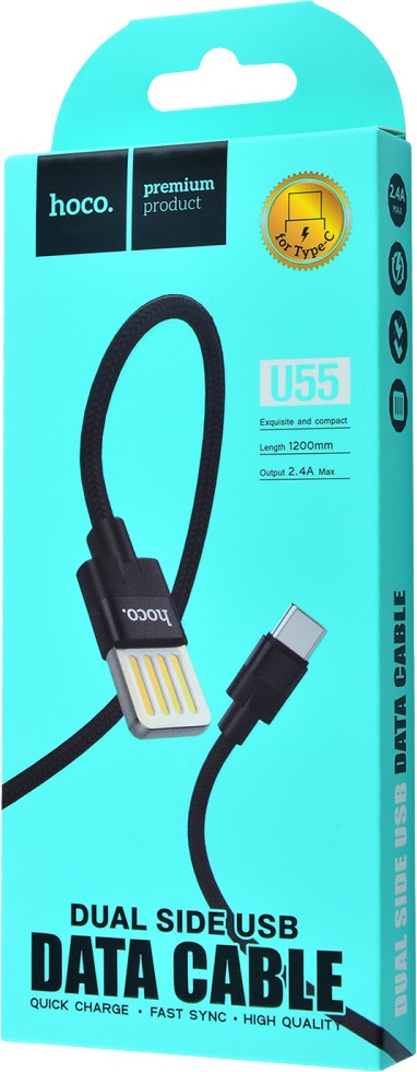 

Кабель Hoco U55 U55TYPECBLACK USB - USB type-C 1,2 м