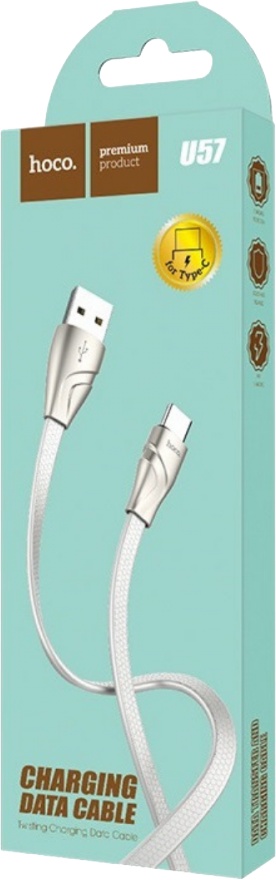 

Кабель Hoco U57 U57TYPECWHITE USB - USB type-C 1,2 м