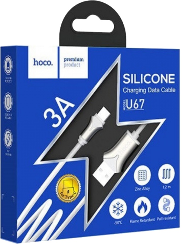 

Кабель Hoco U67TYPECWHITE USB - USB type-C 1,2 м