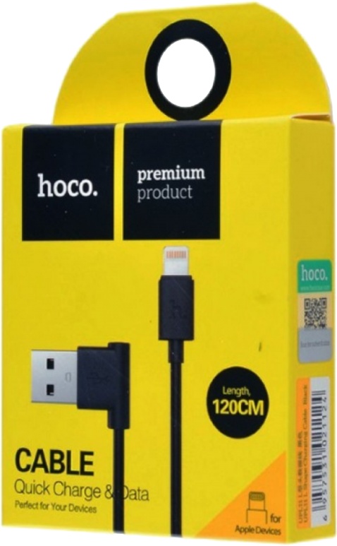 

Кабель Hoco UPL11 UPL11LLIGHTNINGBLACK USB - Apple Lightning 1,2 м