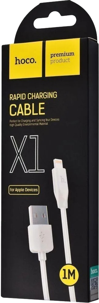 

Кабель Hoco X1 X1LIGHTNING1MWHITE USB - Apple Lightning 1 м