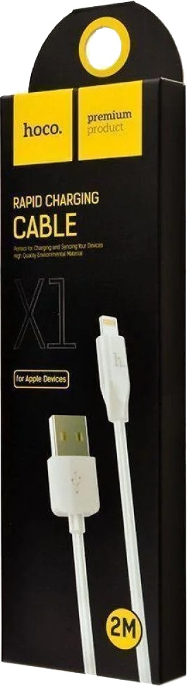 

Кабель Hoco X1 X1LIGHTNING2MWHITE USB - Apple Lightning 2 м