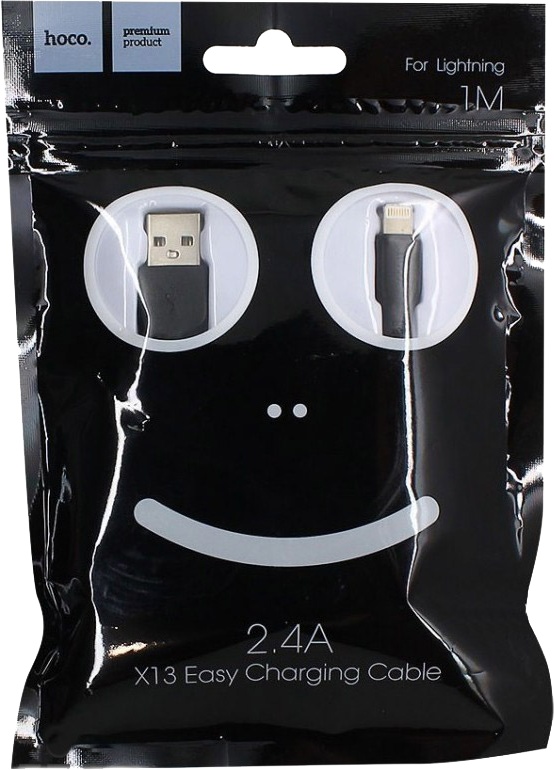 

Кабель Hoco X13 X13LIGHTNINGL1MBLACK USB - Apple Lightning 1 м