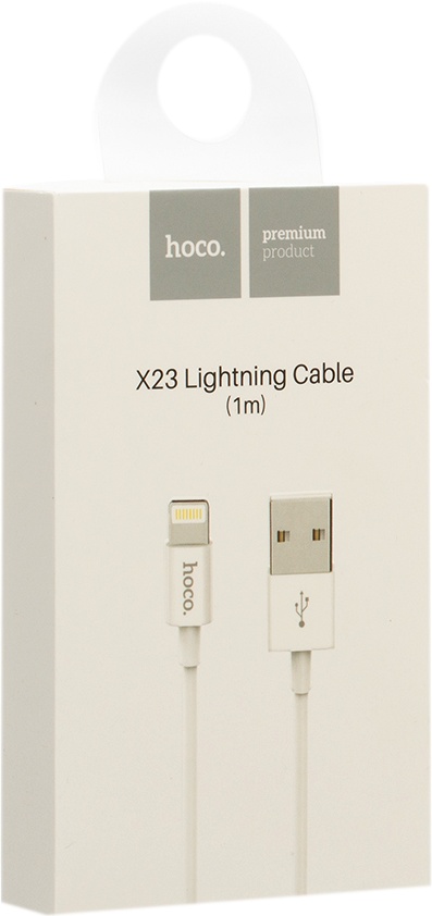 

Кабель Hoco X23 X23LIGHTNINGWHITE USB - Apple Lightning 1 м