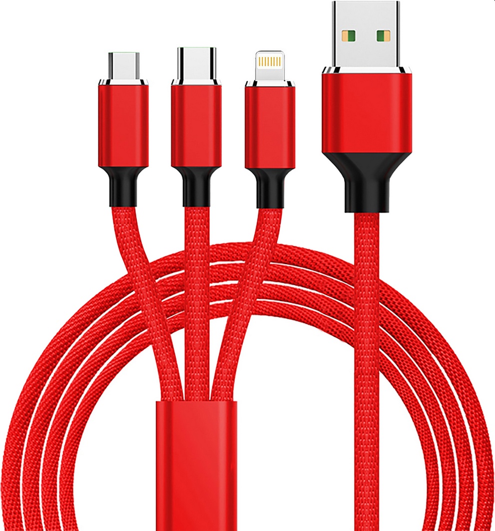 

Кабель 3 в 1 XoKo SC-330-RD 1,2 м